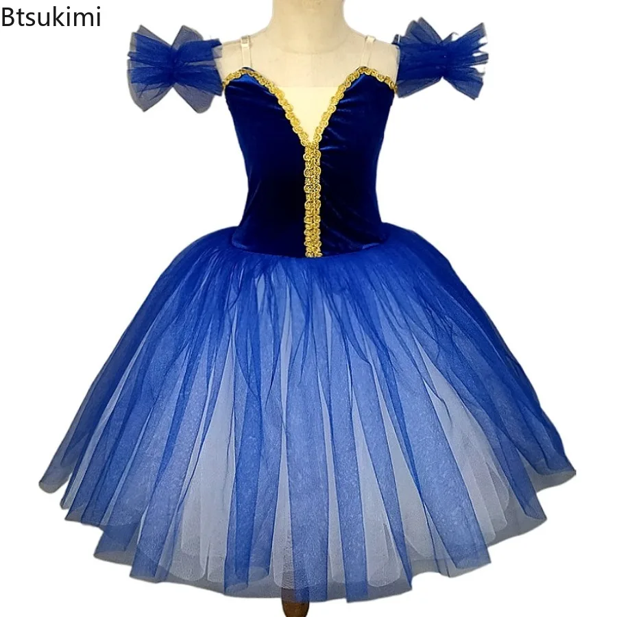 夏パーティー子供のバレエドレス女の子服ベビープリンセスダンス白ピンクチュチュふわふわドレス女の子ステージ衣装子供
