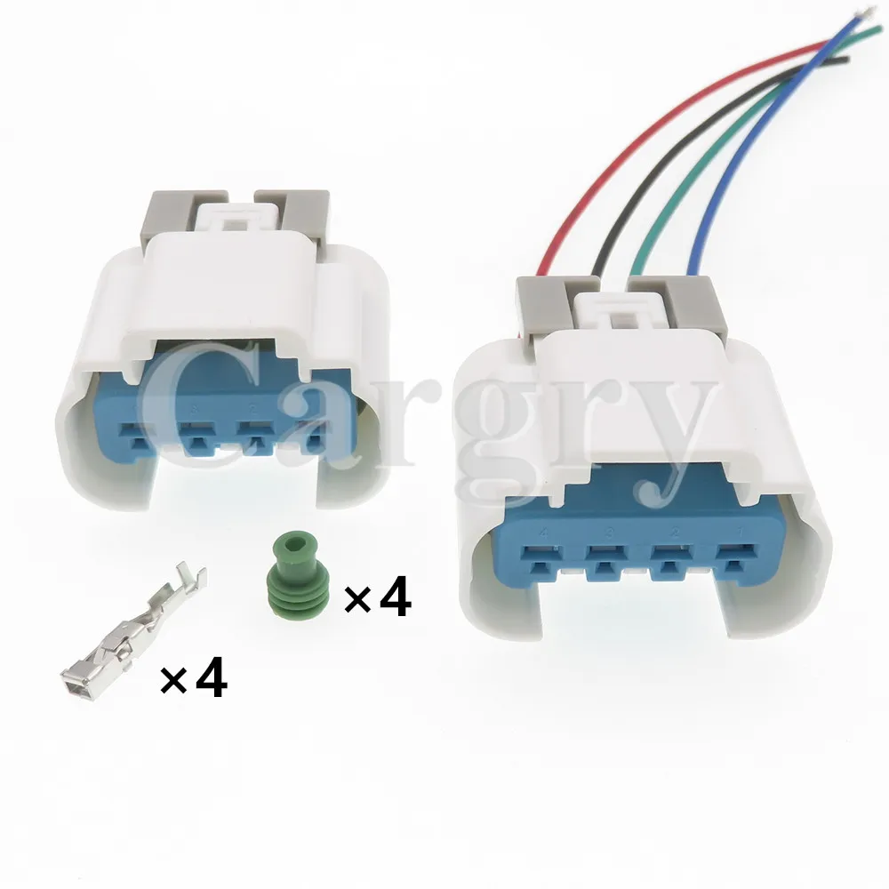 

1 Set 4P 13527865 Auto Waterproof Socket AC Assembly Car Fuel Electronic Pump Plug For Buick Chevrolet Cruze