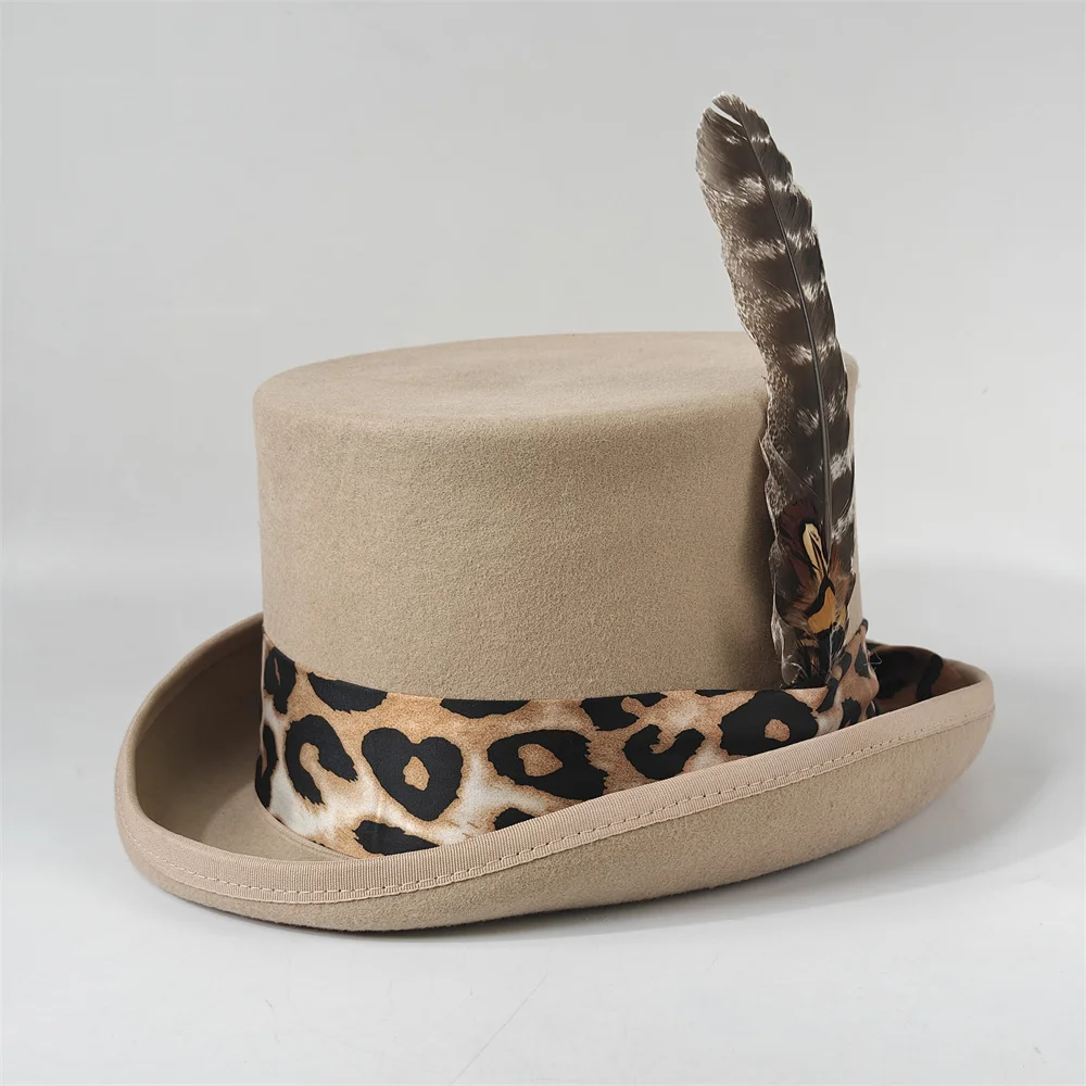 

Волшебная шляпа Унисекс Шляпа 100% шерсть Президентская шляпа Унисекс Топ-шоу Джентльмен Котелок Черная Красная Волшебная шляпа Модная шляпа DIY