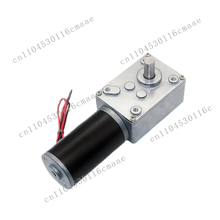 5840-31ZY turbo worm DC geared motor 12v24 speed regulation self-locking gear large torque dual shaft motor
