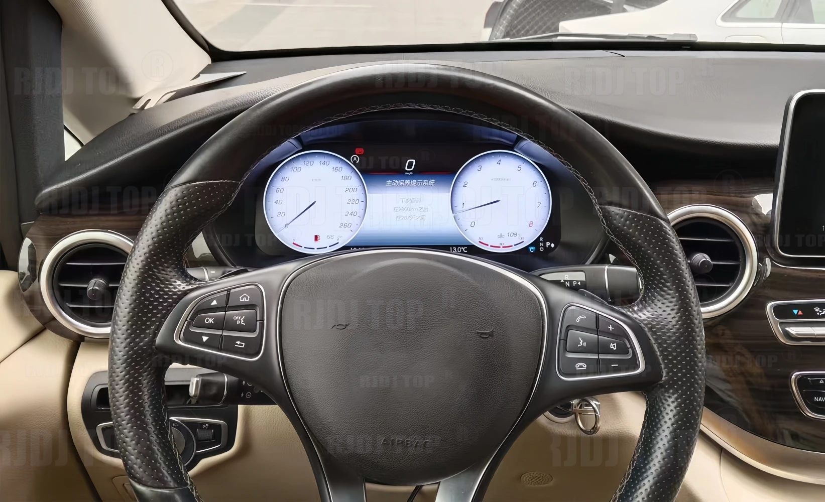 

Для Mercedes-Benz V-Class V260 V250 W447 2016-2023: приборная панель с CarPlay, спидометром и 12,3-дюймовым ЖК-дисплеем, цифровая приборная панель