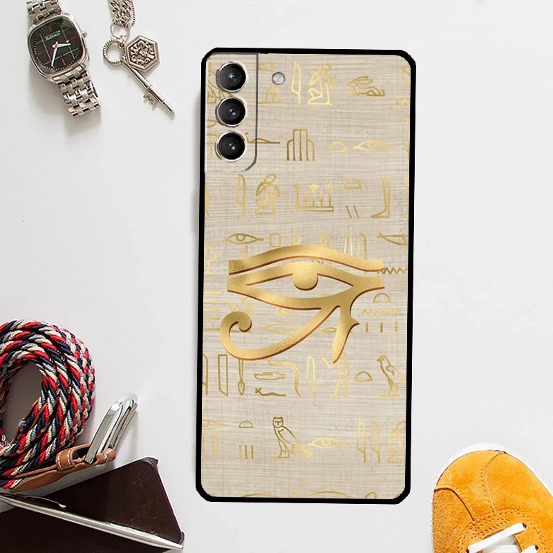 Eye of Horus Egypt Phone Case For Samsung Galaxy S24 Ultra S22 Plus S20 S21 S23 FE Note 20 10 S8 S9 S10 Cover