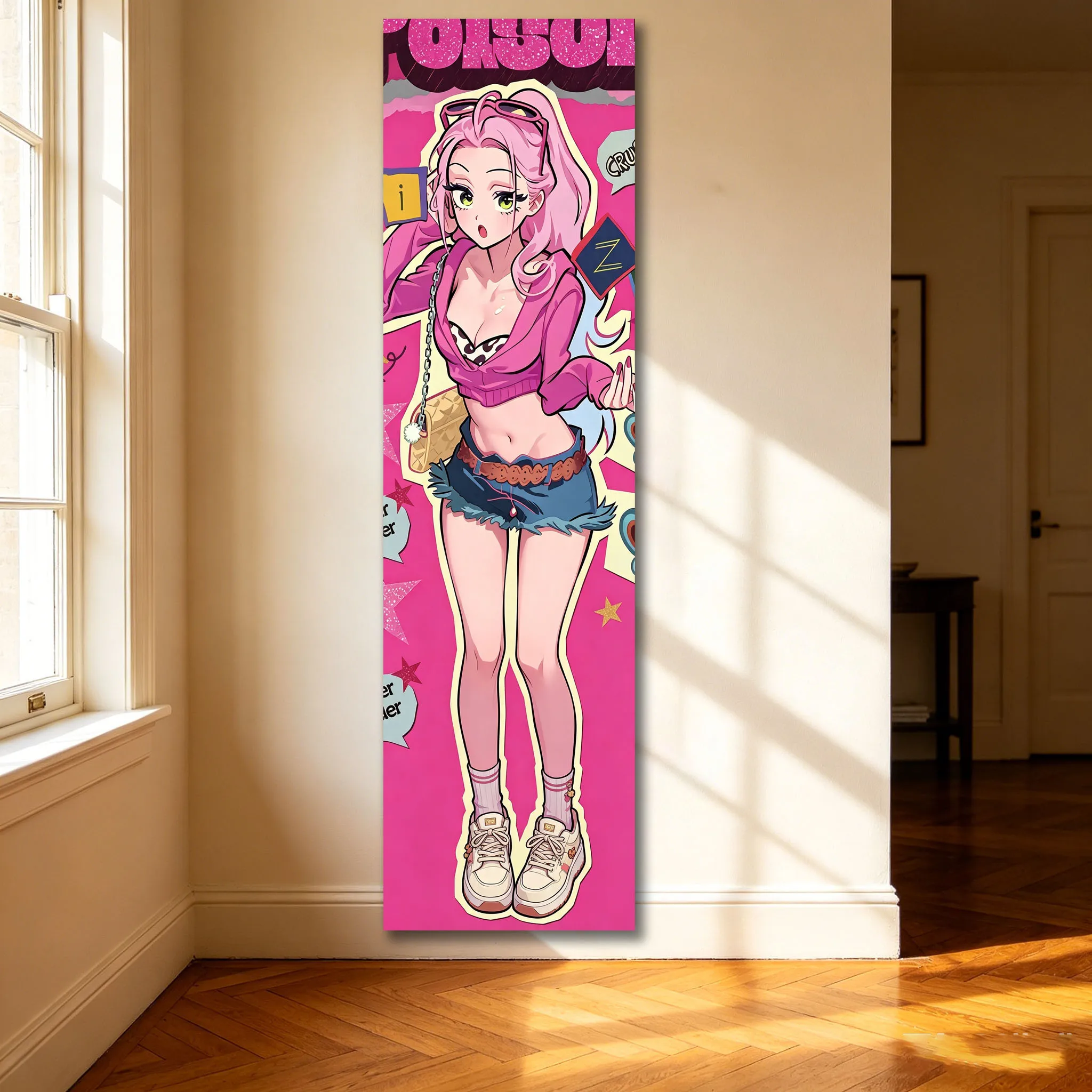 1pc A-Alien S-Stage Wall Scroll Hanging Anime Girl Tapestry Wall Hanging Bedroom Esports Room Home Decor Gifts