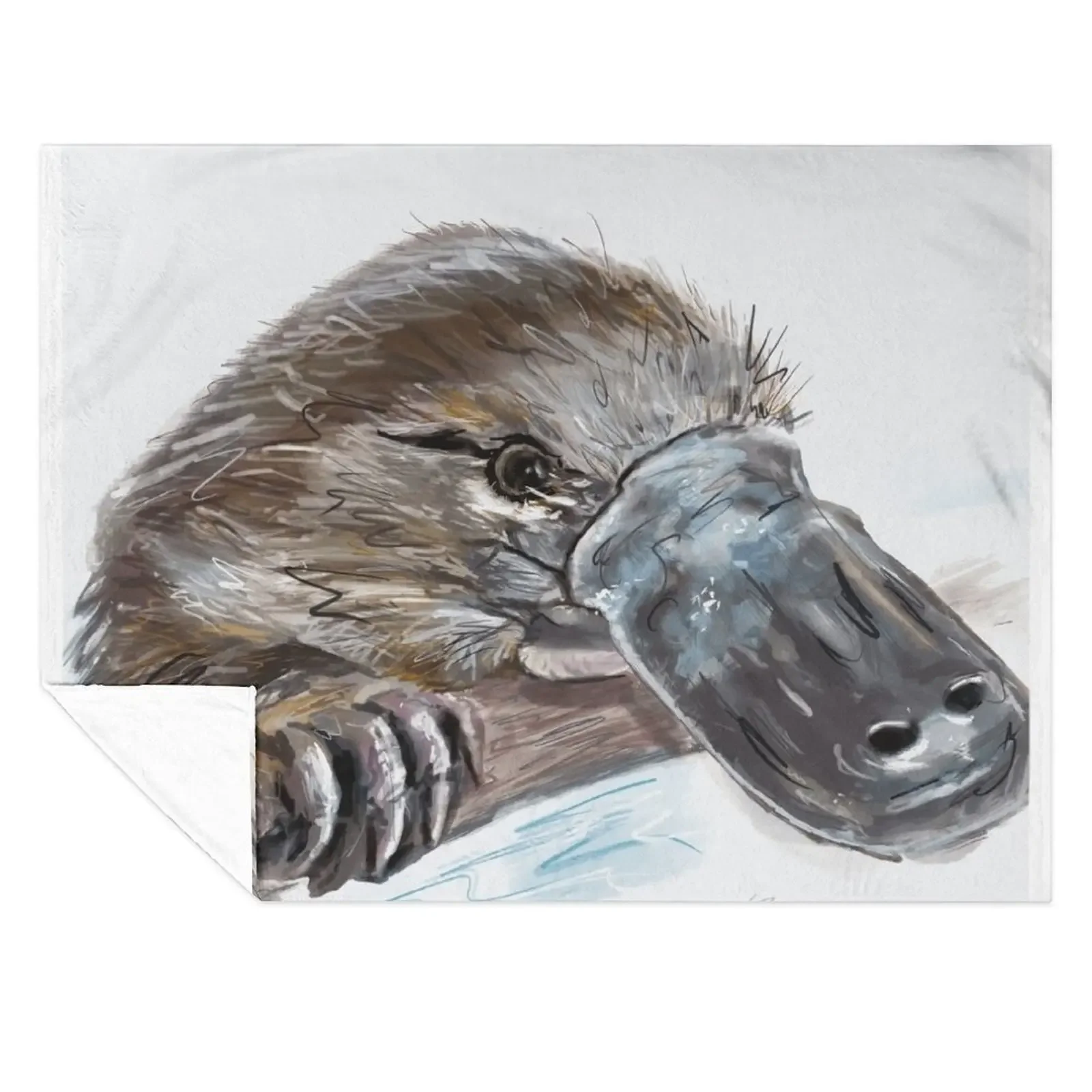 

Platypus Throw Blanket Beautifuls christmas decoration Polar Softest Blankets