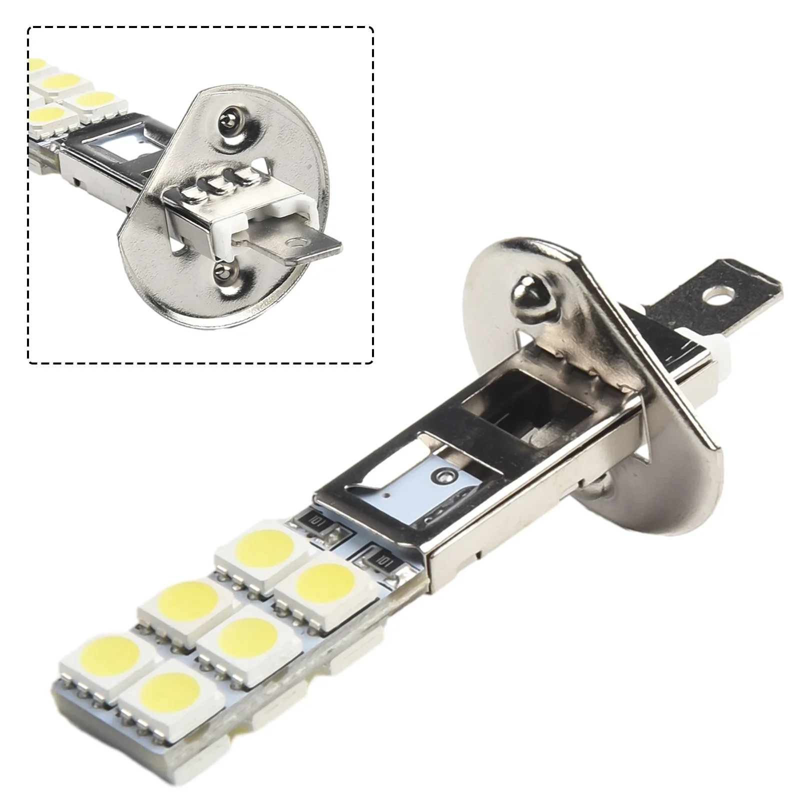 

Accessories Fog Driving Light Brand New Hot Sale Useful 1800LM° 4x 5050 6000K Super White DC12V-24V H1 Kit