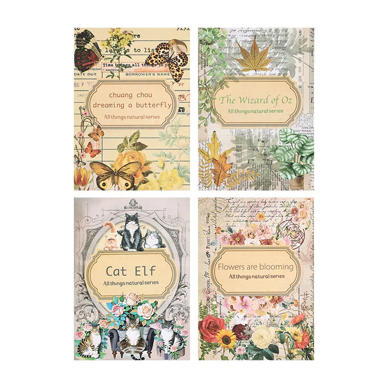 20 pcs Kawaii Cartoon cats Stickers book Creativity Decorative Diary Album handmade Scrapbooking Junk Journal Supplies
