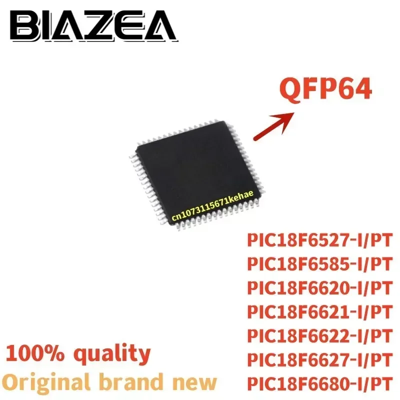 1piece PIC18F6527-I/PT PIC18F6585-I/PT PIC18F6620-I/PT PIC18F6621-I/PT PIC18F6622-I/PT PIC18F6627-I/PT PIC18F6680-I/PT QFP64