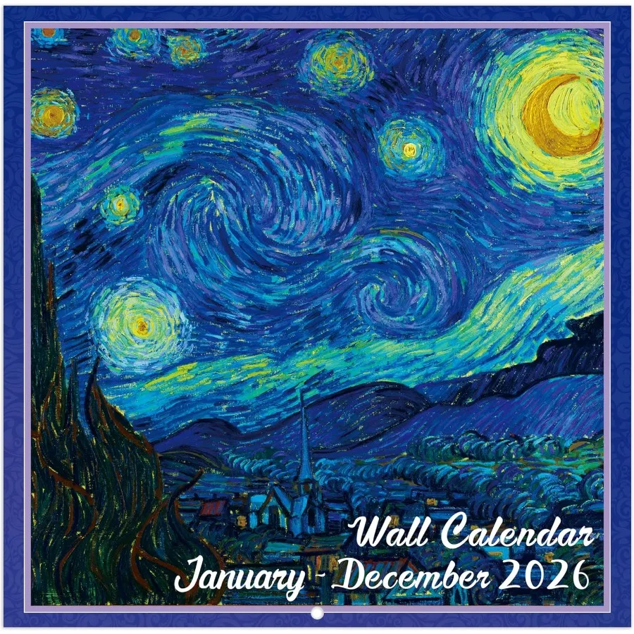 

2026 Wall Calendar 2026 Calendar 12Month Monthly Wall Calendar 2026 from Jan. 2026 Dec. 2026 12" x 24" Open Unruled Blocks Art