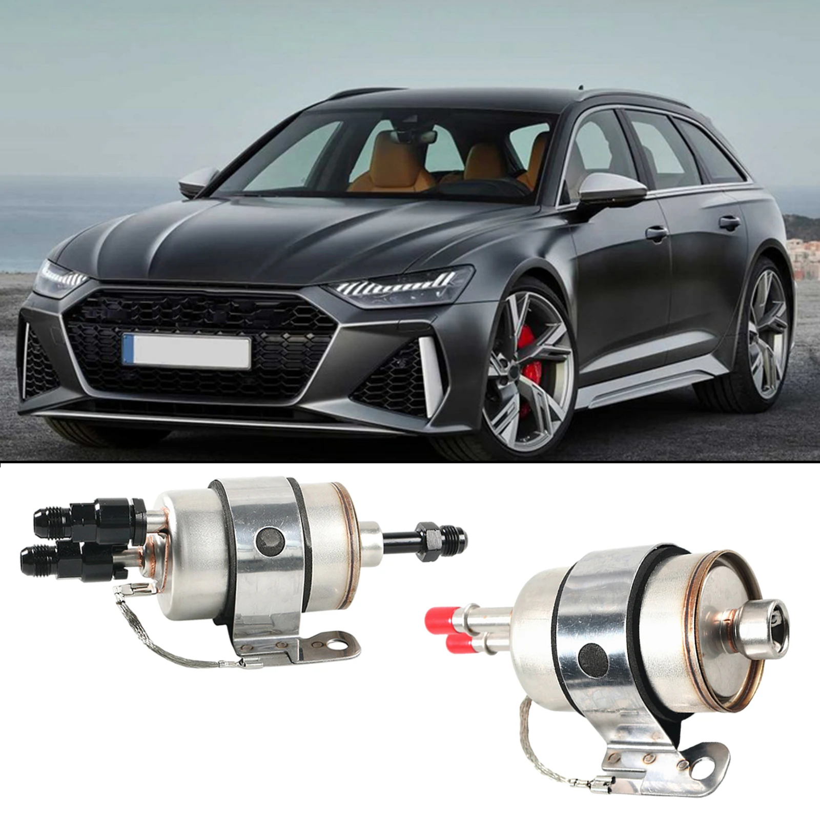 

Fuel Filter Regulator Filter Assembly Pressure Regulator Lq4 Lq9 LM7 Fit for LS Conversion Car Engine LS2 LS6
