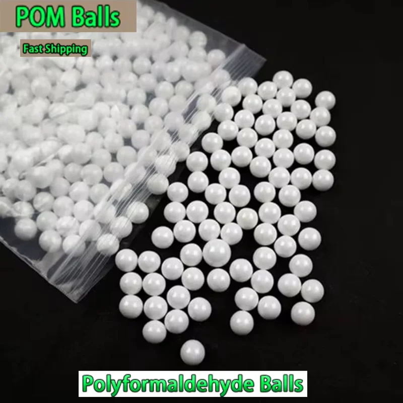 Высокоточные подшипниковые шарики из цельного полимера POM (полиоксиметилен), круглые, 2-70 мм, износостойкие