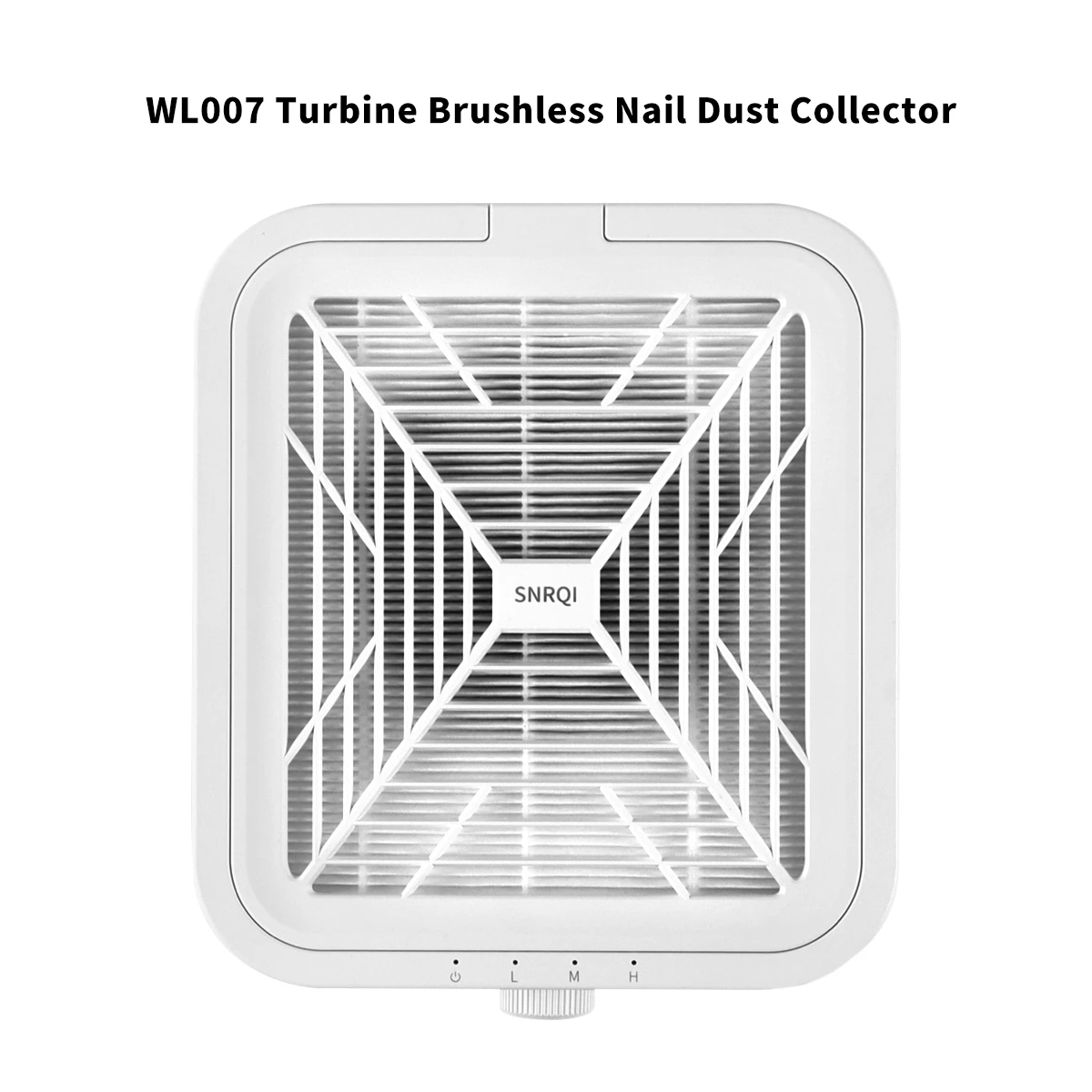 Aspirateur à ongles sans brosse à Turbine, forte aspiration, 120W, pour manucure, avec filtre amovible, vitesse réglable