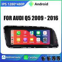 8.8“4G For Audi Q5 2009-2016 Car Android OS Car Radio Video Multimedia Player 12.3'' System DSP Stereo WIFI BT 5.0