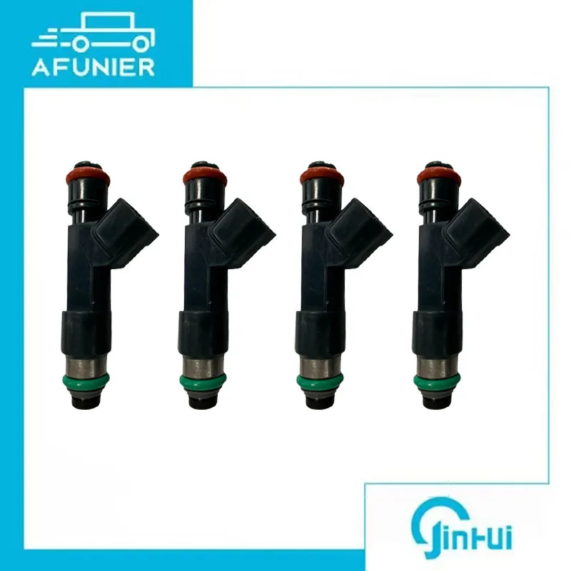 Boquilla de inyector de combustible de 4 Uds para Chevrolet Malibu 2.4L 2008-2011 Pontiac Solstice G6 G5 Saturn OE No. :12602480
