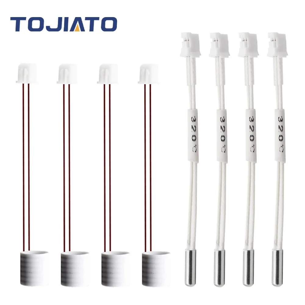 2/6/10pcs Ceramic Heating Tube Thermistor Cartridge Sensor For Creality K1/K1 Max High-speed Printing 24V60W Heating Tube