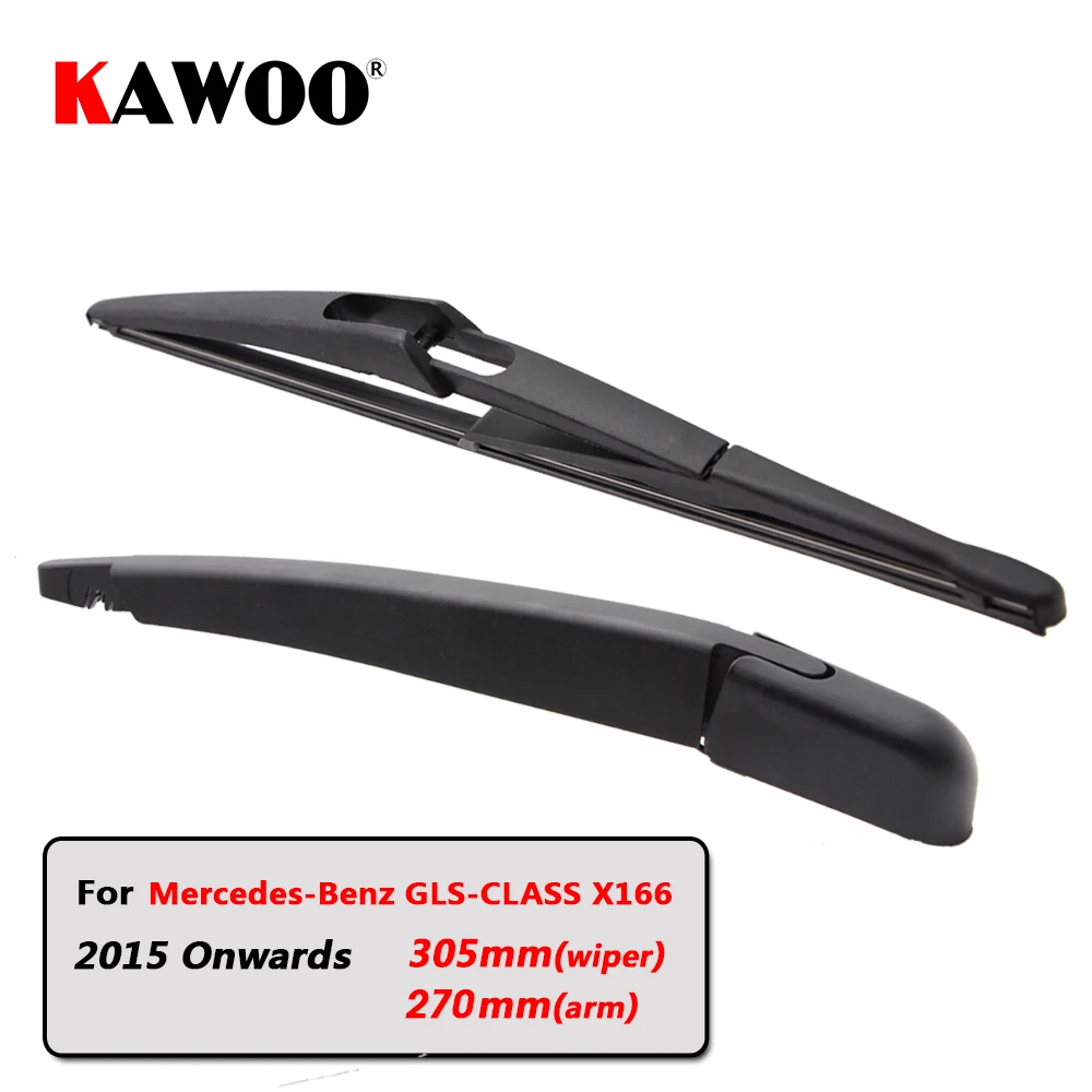 

KAWOO Car Rear Wiper Blades Back Window Wipers Arm For Mercedes-Benz GLS-CLASS X166 Hatchback (2015-) 305mm Windscreen Blade