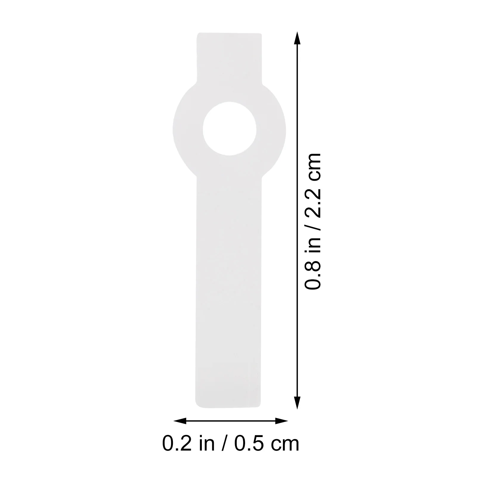 

100Sets LED Strip Light Holder Clips Nylon Mount Brackets Easy Install Strip Lights Fixed Clips LED Rope Light Holder