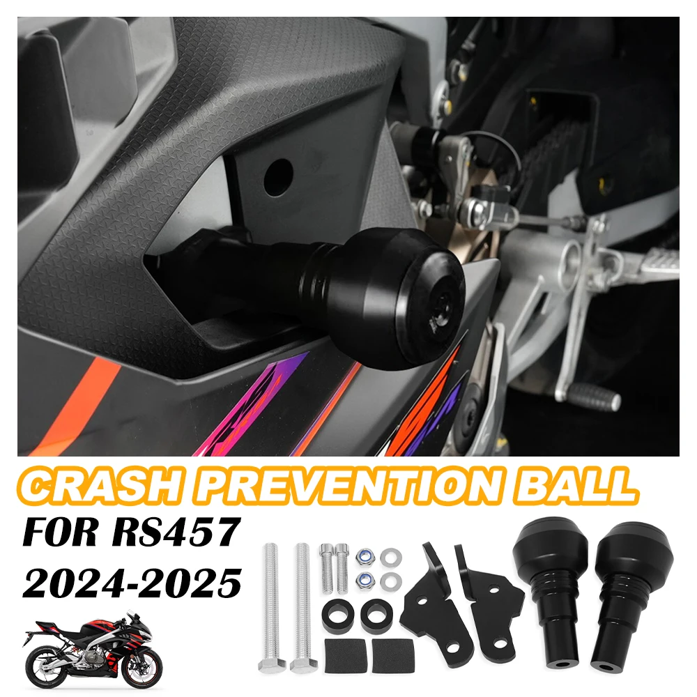 

NEW Motorcycle CNC Falling Protection Frame Slider Fairing Guard Crash Pad Protector Fit For RS457 2024 rs 457 2025