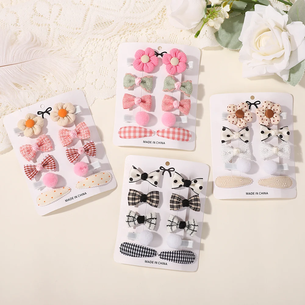 RAINBOW BOWS 16 Teile/satz Boutique Bunte Haar BB Haarspangen für Kinder Geschenk Frische Druck Kinder Haar Pony 2,2 zoll Haarnadeln – Detail 17