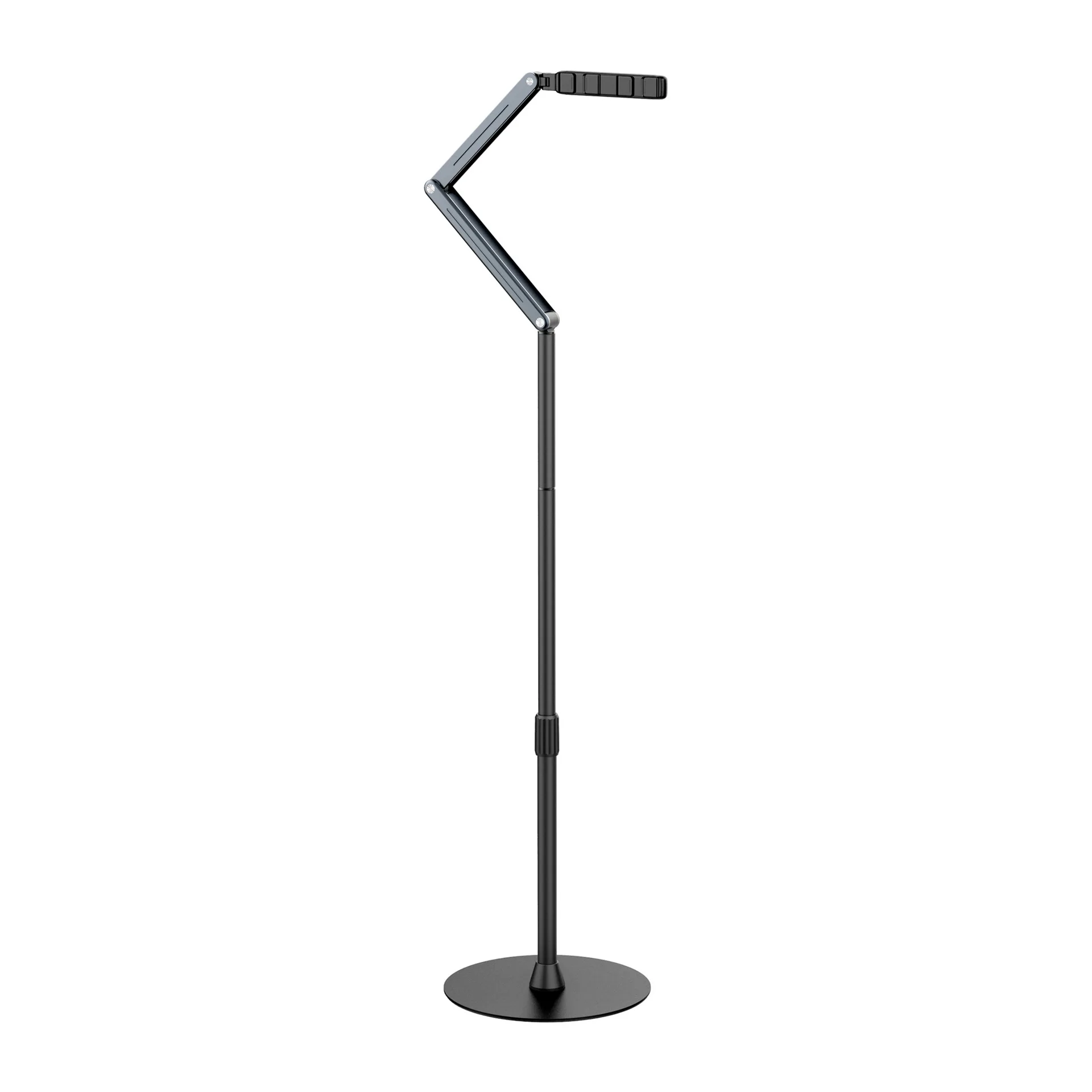 Mobile phone holder floor-to-ceiling mirror live broadcast 360-degree photo video pad flat support frame can be reduced