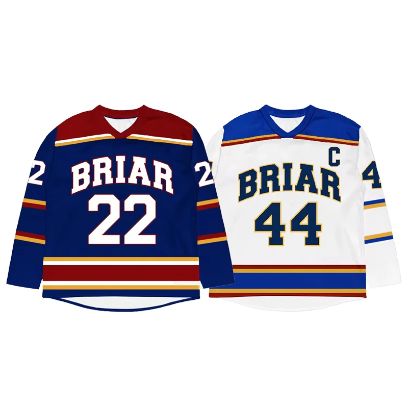 Off Campus 2026 BRIAR Briar University Hockey Jersey GRAHAM 44 Fashion Sportswear Unisex Casual Breathable Loose Sleeve Tops Tee