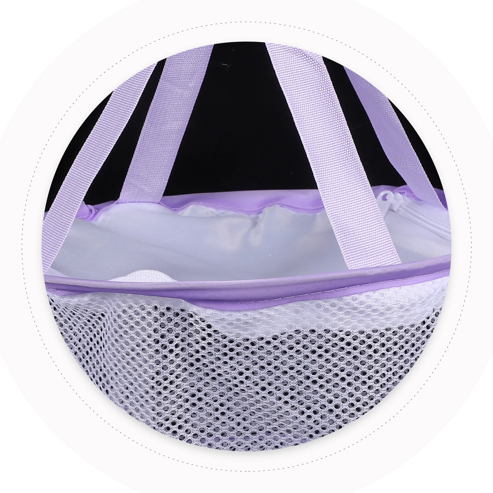 

s Sponge Drying Net Pink Mesh Basket Lid for Makeup Brushes Socks Underwear Toys Bath Travel Storage Solution drying