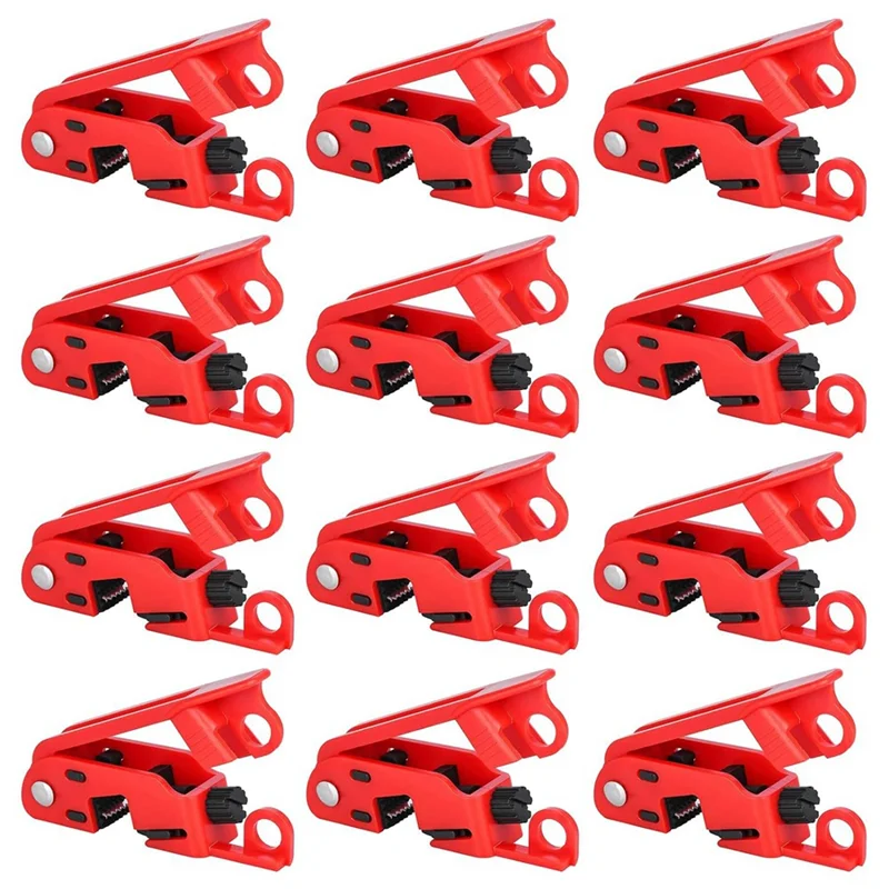 

FULL-Circuit Breaker Lockout, Lockout Tagout Breaker Lock For Standard Single And Double Toggles, Pack Of 12 Durable Easy Instal