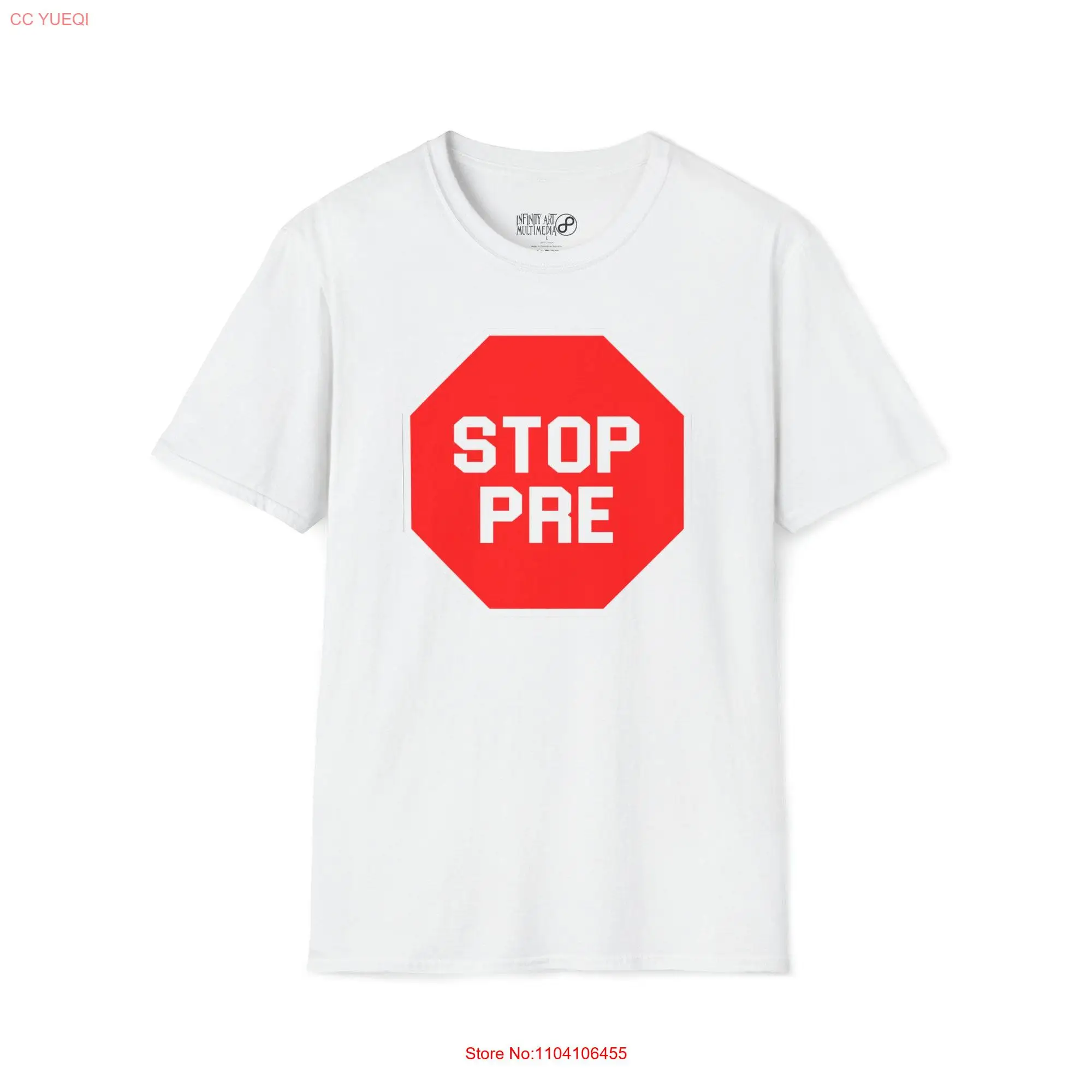 STOP PRE Steve Prefontaine T Shirt long or short sleeves