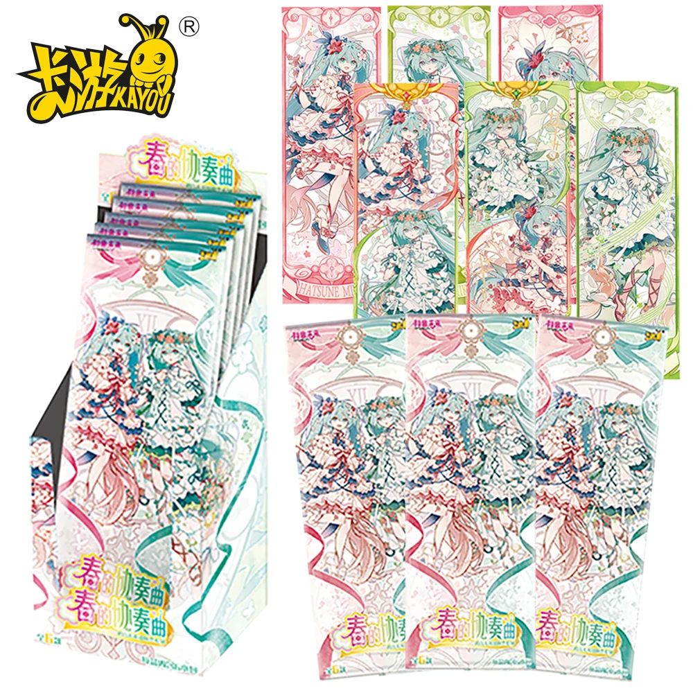 

New Genuine Kayou Hatsune Miku Collection Card Cute Beautiful Virtual Idol Princess Creative Peripheral Laser Ticket Card Gift