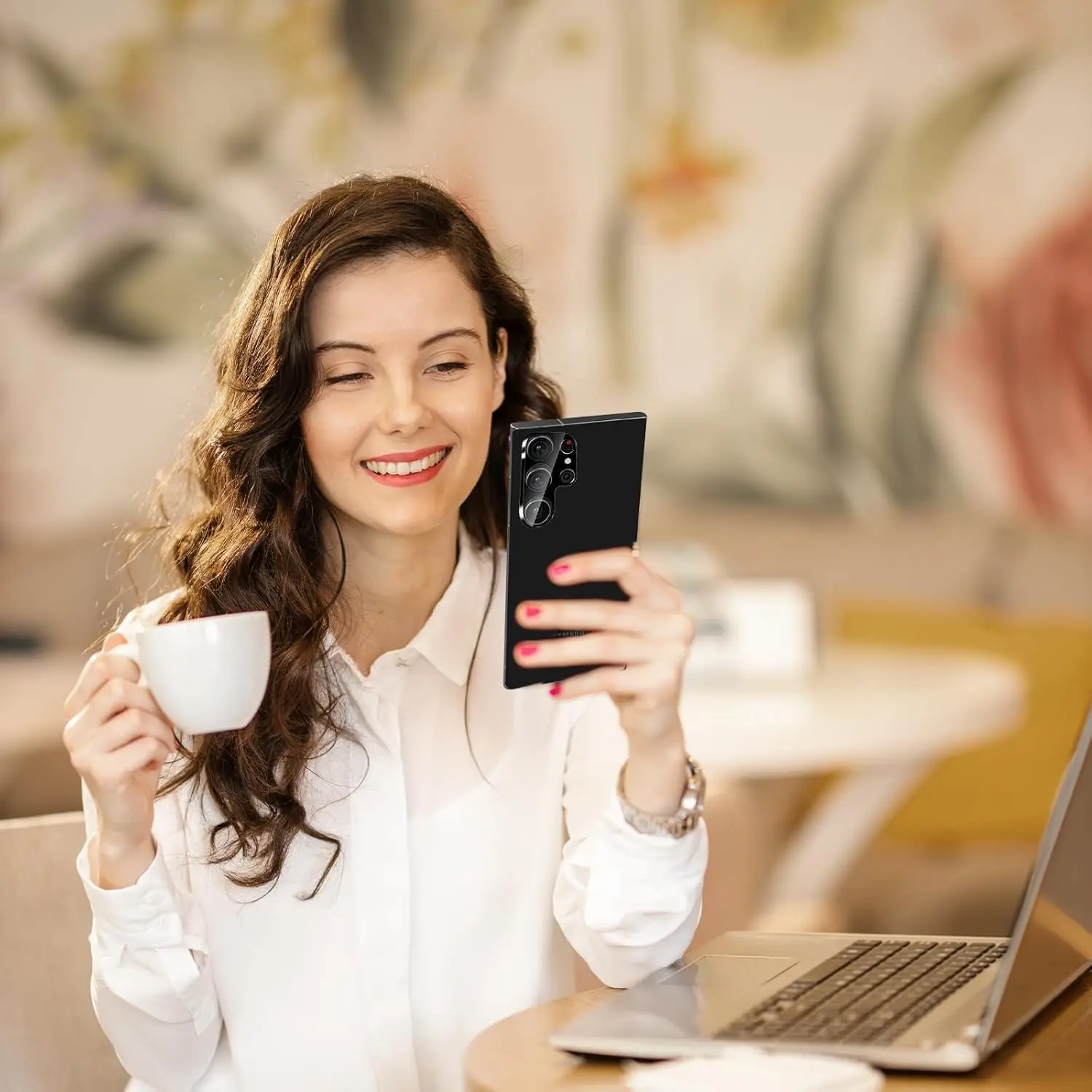 2/4 قطعة HD عدسة حامي فيلم لسامسونج غالاكسي S23 الترا/S24 الترا 5G 9H المضادة للخدش متوافق مع عدسة الكاميرا حماية