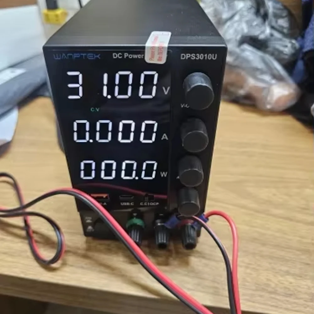 Wanptek 30V 10A DC Power Supply Adjustable Digit Display Laboratory Power Source Bench Desktop Power Supply 60V 5A 120V 3A