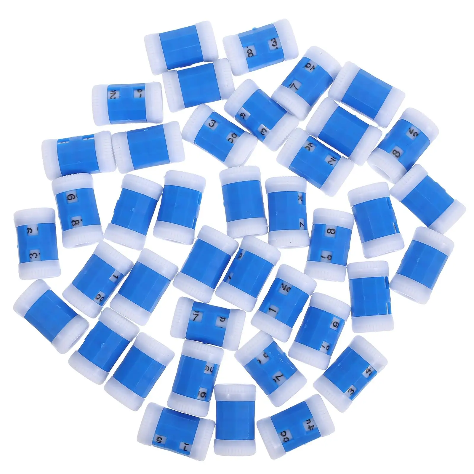 

20 Pcs Syringe Row Counters for Knitting Household Smooth Stitch Plastic DIY Marker Tailor Flexible