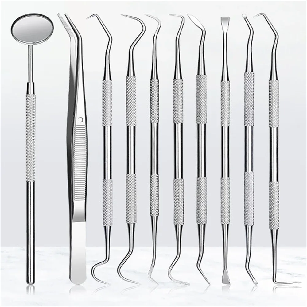 

Dental Mirror Sickle Tartar Teeth Pick Spatula Dental Laboratory Equipment Dentist Oral Care Tooth Cleaning Tools