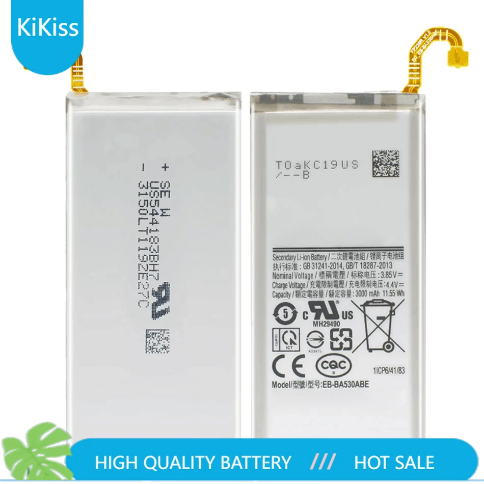 

EB-BA530ABE Battery For Samsung Galaxy A8 A 8 2018 A530 SM-A530 A530F A530K/L/S/W A530N/DS Batteries + Tools