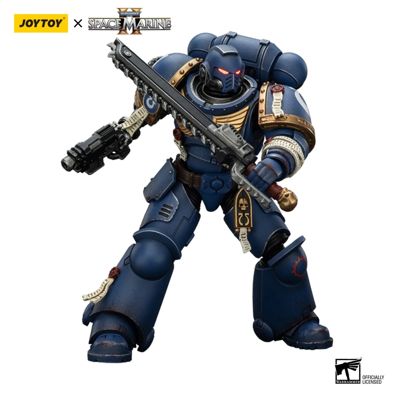 JOYTOY Warhammer 40K 1/18 Action Figure Ultramarines Brother Chairon Collectors Edition Anime Modello Militare Giocattolo