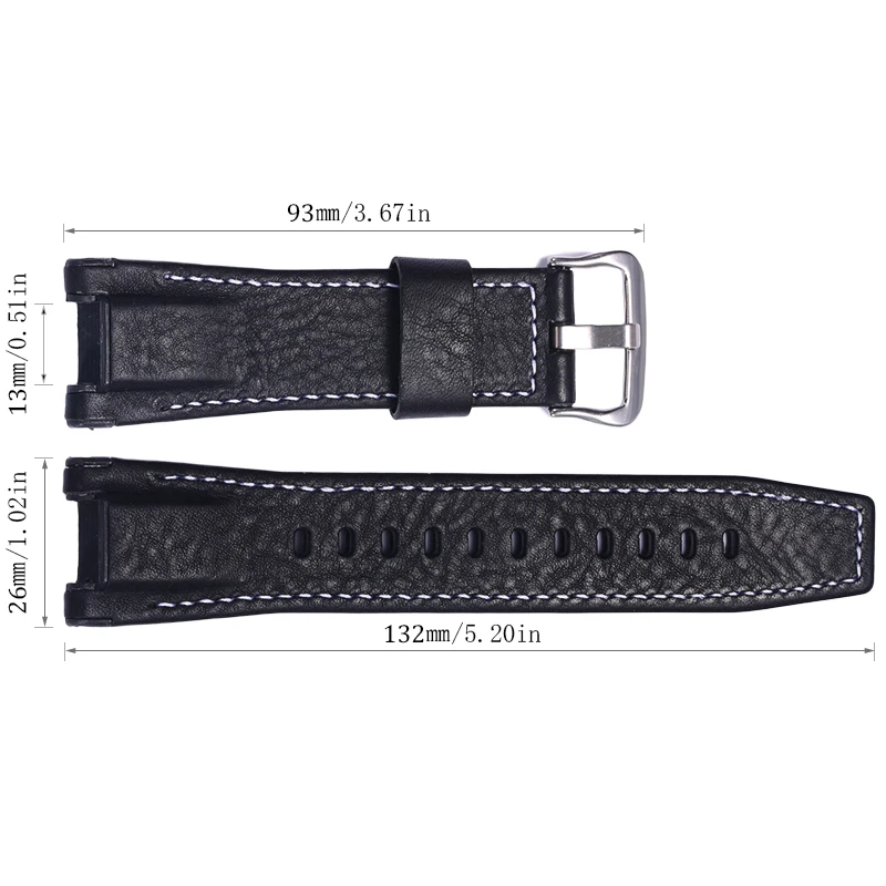 Leather Rubber Strap For CASIO G-Shock GST-S100 S110 S130 W100 210B B100 W300 Watchband Replacement Bracelet Watch Accessories