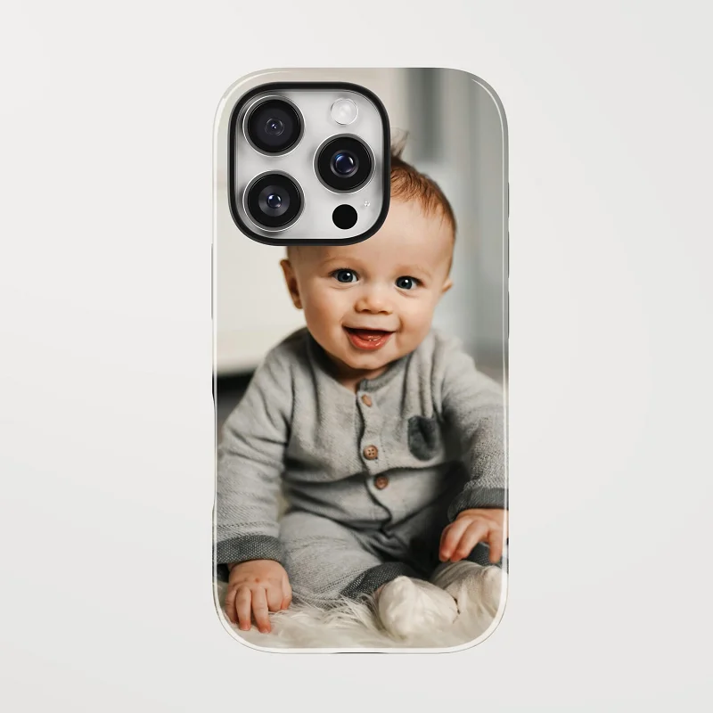 

DIY Cute Baby Image Phone Case Custom Photo for iPhone 17 AIR 16 16e 15 Plus 14 13 12 Pro Max Special Gift for Granny Parents