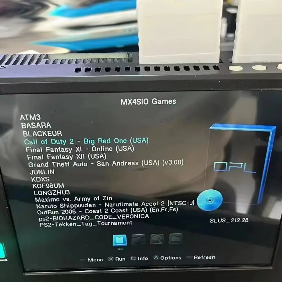 وحدة تحكم ألعاب PS2P ذاتية الصنع مقاس 8 بوصات PS2P-8H مع بطارية LED/تعديل بواسطة اللوحة الأم PS2 PS1 PS2 Games FC SFC MD ARCADE GBA Emulators