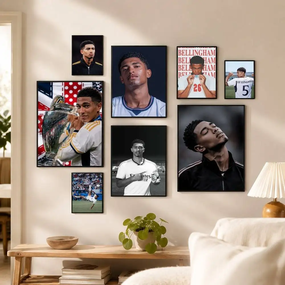 Football star J-Jude Bellingham  Poster High Quality Dorm Living Room Aesthetic Wall Decoration Painting Stickers Gift