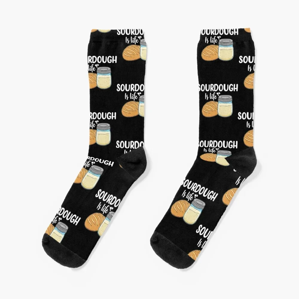 

Sourdough Baker Sourdough Is Life Bread Baker design Socks cool luxury Run Socks Woman Men's