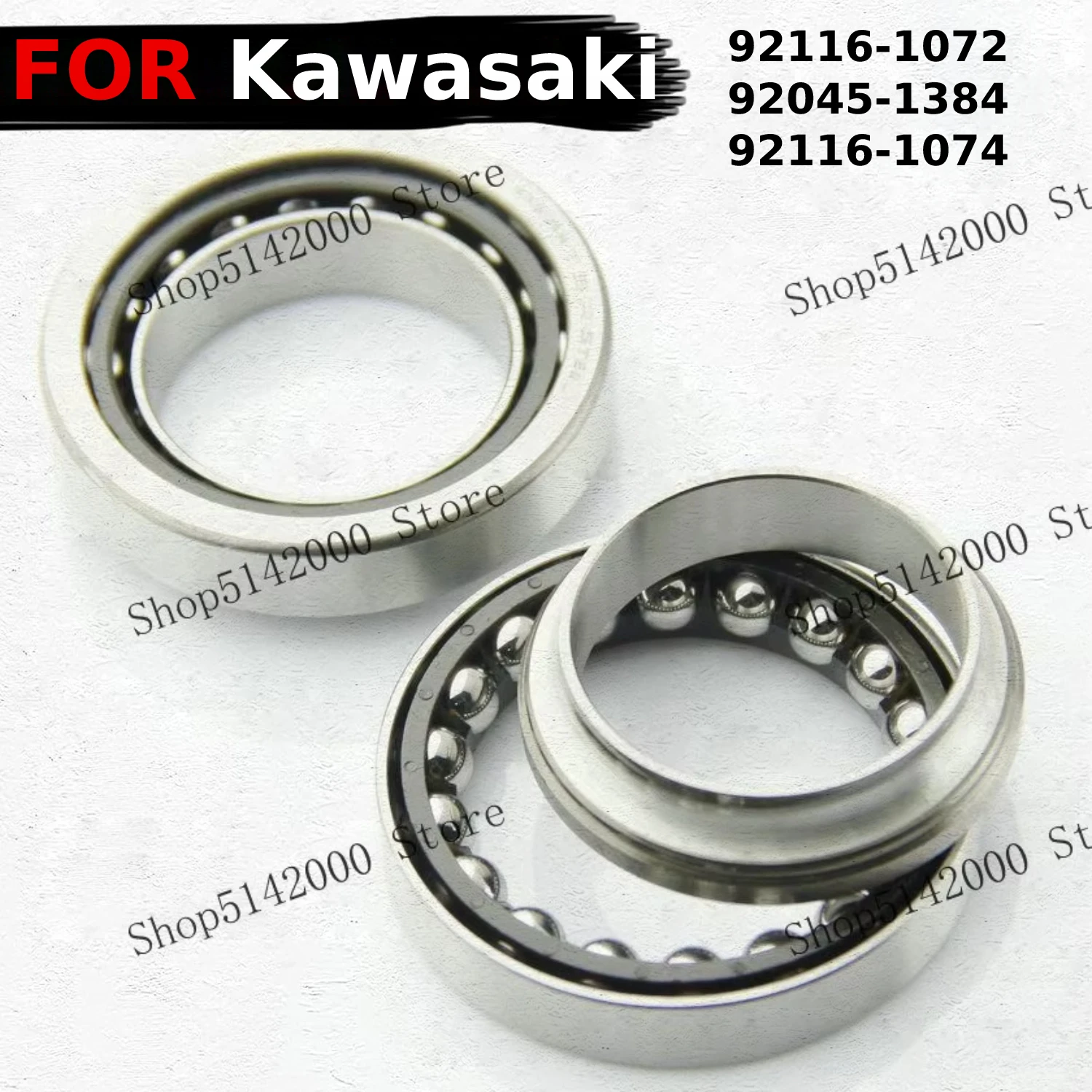 

Steering Head Bearing Kit For Kawasaki KLZ1000 1000 KLE650 Versys 650 ABS EX650 ER-6F/ Ninja ZX636 ZX6RR Supplement LT ZX-6R