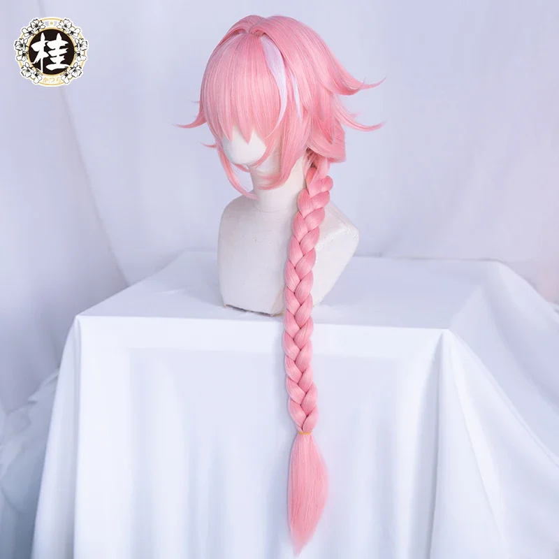 IN STOCK Astolfoo Cosplay Wig 60cm Long Pink Braid Hair