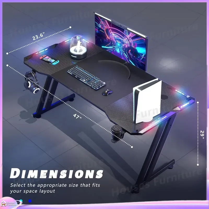 modern-black-gaming-desk-for-pc-setup-home-office-computer-table-adjustable-height-ergonomic-study-desk-with-cable