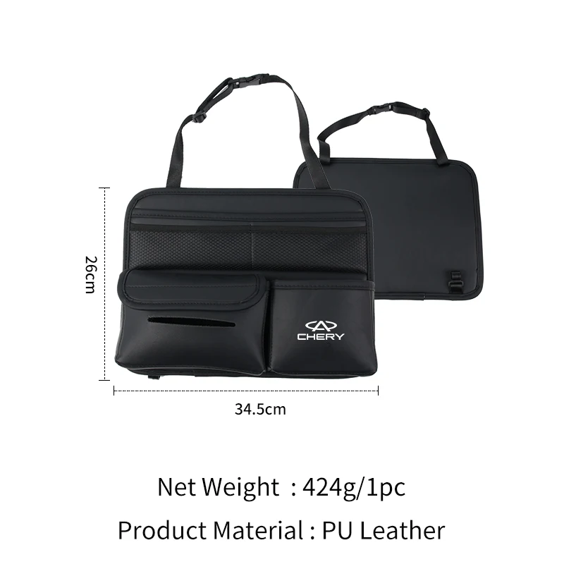 Car Seatback Storage Bag Backseat Organizer Tissue Box Cup Holder Accessories For Chery Tiggo 7 Pro 8 4 5 3 2 T11 5X Amulet 6