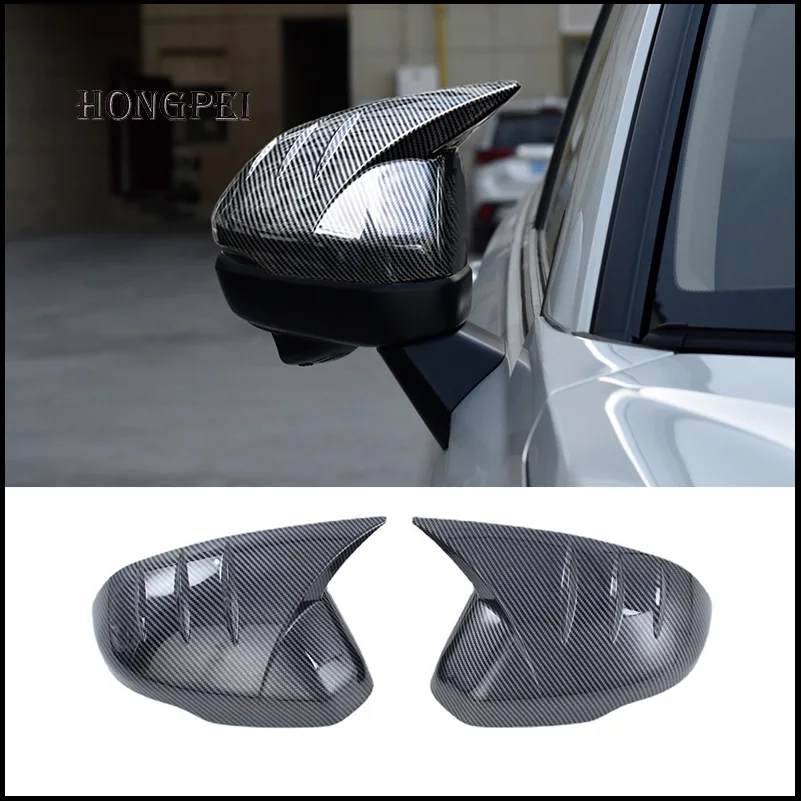 

Car Styling Door Side Wing Rearview Mirror Cover Trim Frame Caps With Horn for Honda HR-V HRV 2021 2022 Auto Accessories