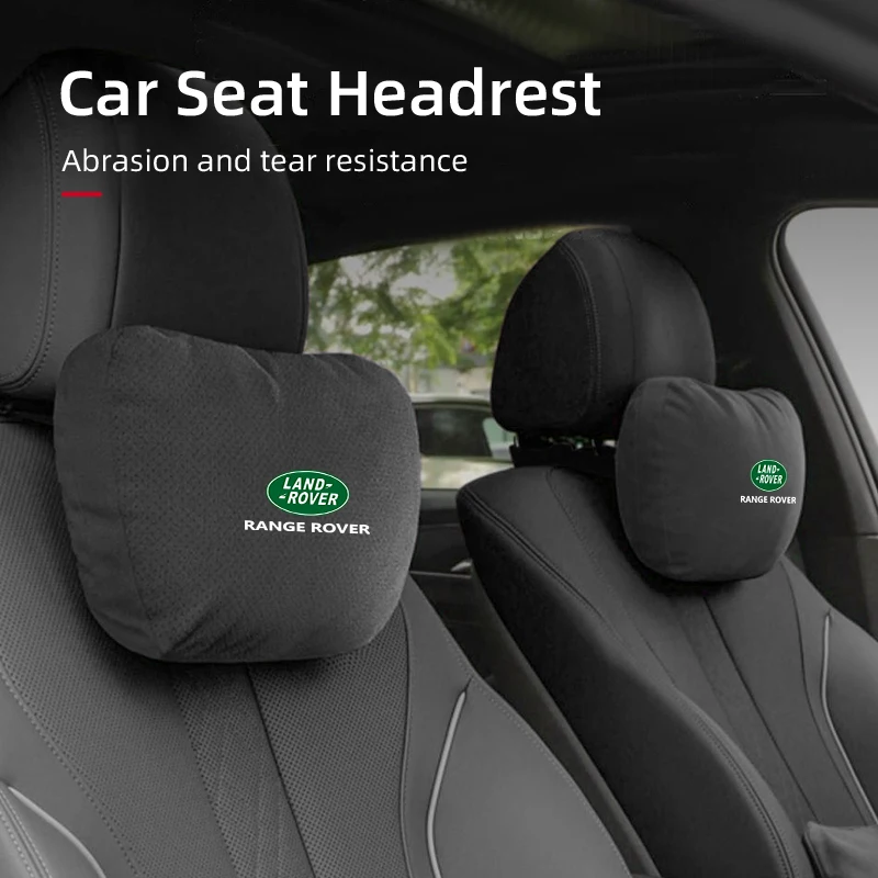 Assento interior do carro encosto de cabeça pele pescoço travesseiro apoio lombar acessórios para land rover freelander 2 l2 lf discovery 3 4 l319 l462