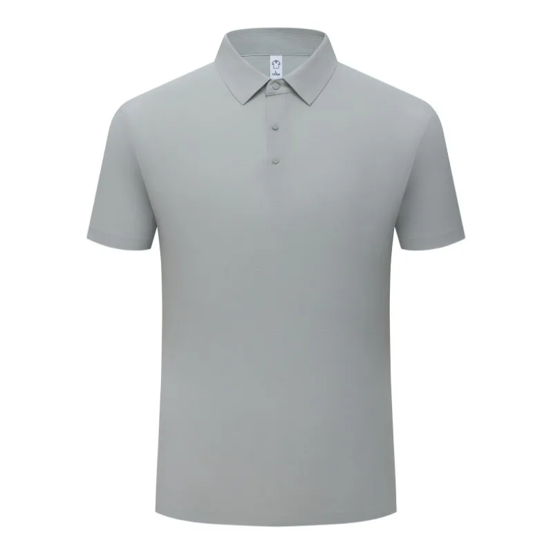 Outdoor Fishing Casual Lightweight Breathable T-shirt Couple Fashion Trend Sweat Absorbing Quick Drying Ice Silk Polo Shirt