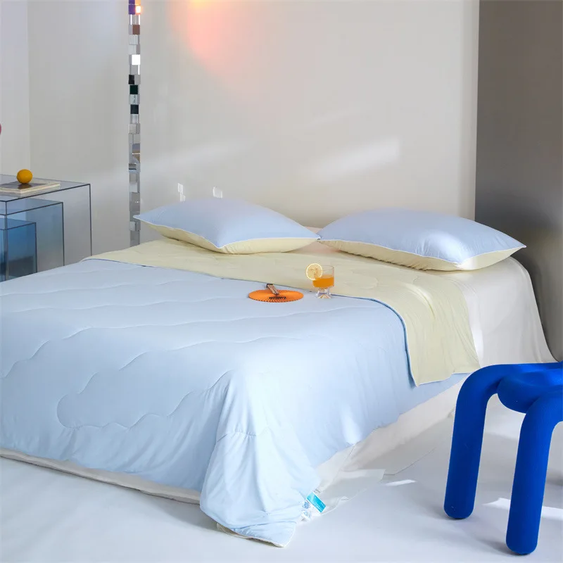 A-Class Summer Quilt Blanket, Cool Feeling Soybean Fiber Summer Quilt ,air Conditioning Quilt for Single Double Bed