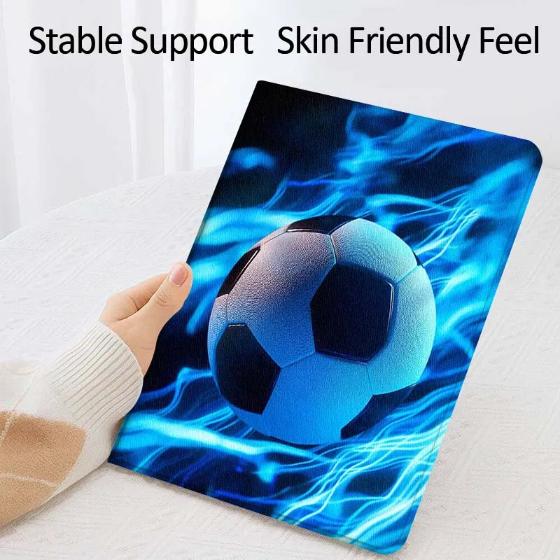 축구 아트 인기 패턴 선물 샤오미 미 패드 미니 4 5 6 7 SE 프로 플러스 레드미 패드 2 SE 2025 8.8 11 접이식 태블릿 케이스