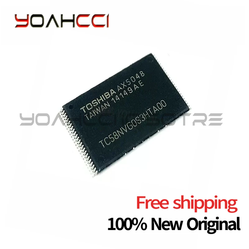Conjunto de chips TC58NVG3S0FTAI0 TC58NVG3S0FTAI0 TC58NVG3S0FTAIO TC58NVG3S0FTA10, tsop-48, 2-10 unidades, 100% nuevo
