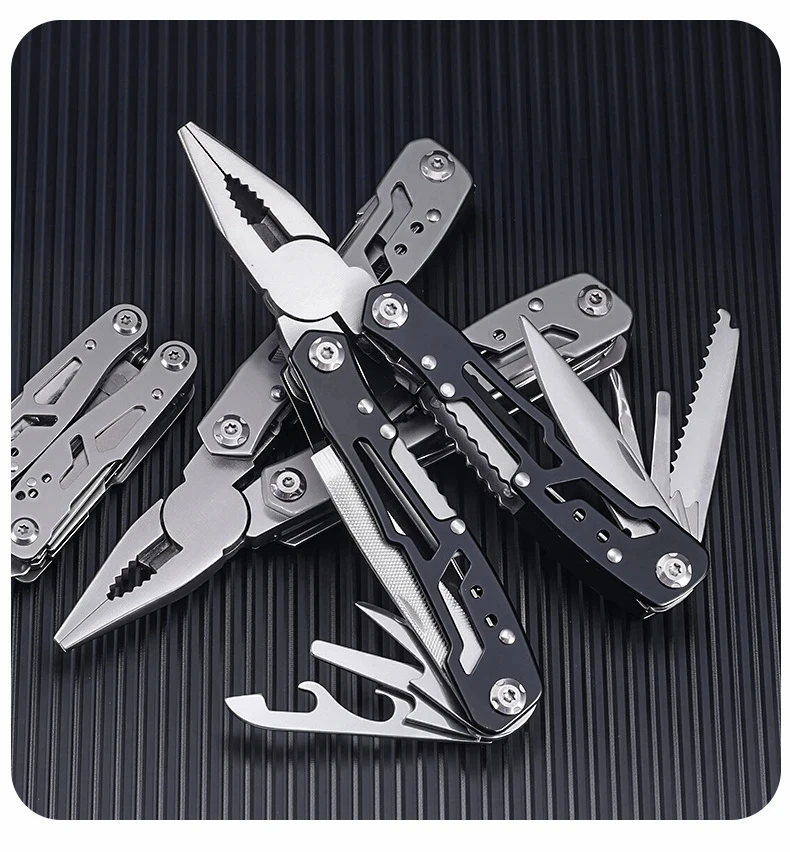 Pocket Mini Pliers Screwdriver Folding Small Multitool Opener Nail File Precision Pliers Hand Tools Outdoor Emergency Tool image 4